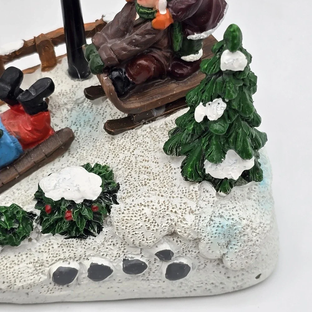 St. Nicholas Square Collection Accessories Children Sledding Lights Up READ